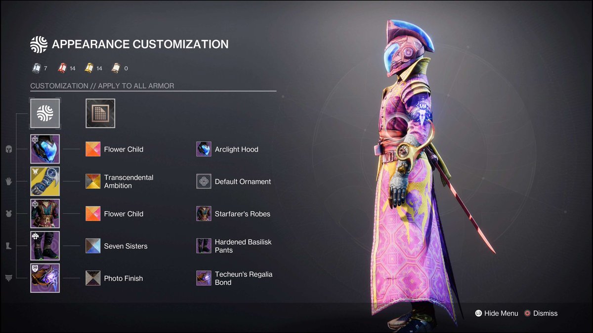 Slynessity's tweet photo. Guardian of the Fabulous Galaxy #DrownInTheDrip #Destiny2 @DestinyTheGame https://t.co/QzuHoIaoAx