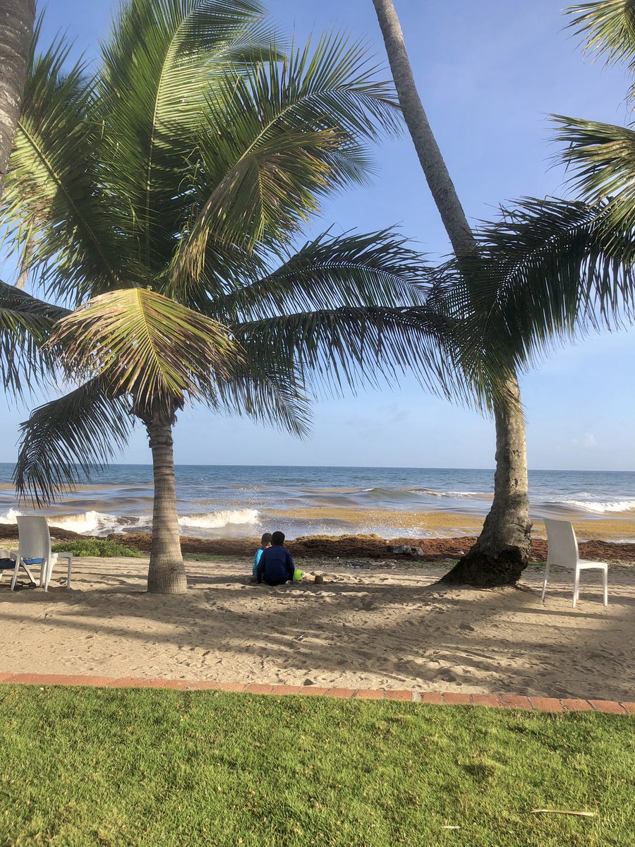 Que hermosa esta la playa 😞