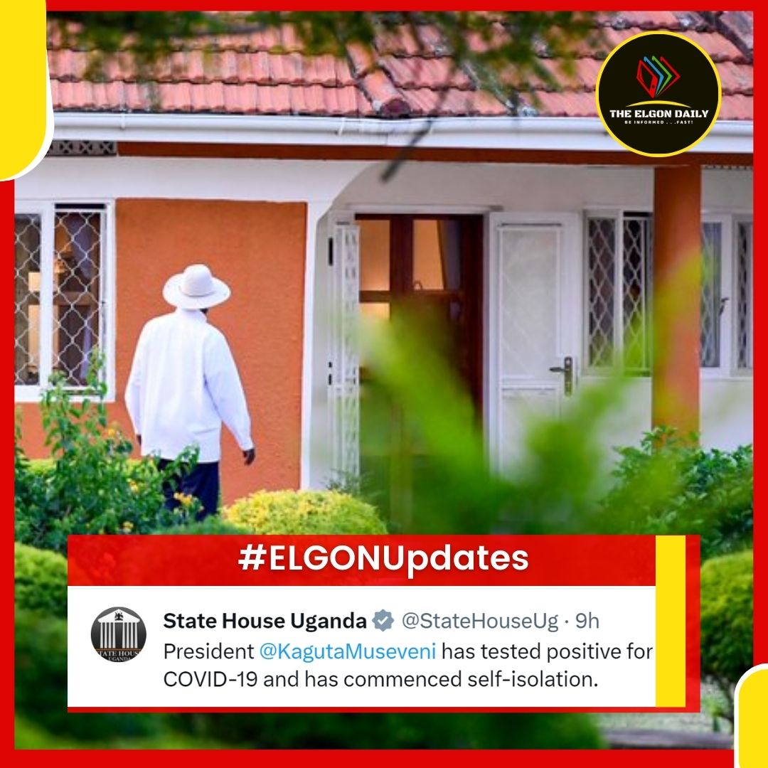 elgondaily's tweet photo. President of the republic of Uganda, H.E Yoweri Kaguta Museveni tests positive for #COVID19 and has commenced self-isolation, for an undefined while.
#ELGONUpdates https://t.co/lpSjNOYNBx