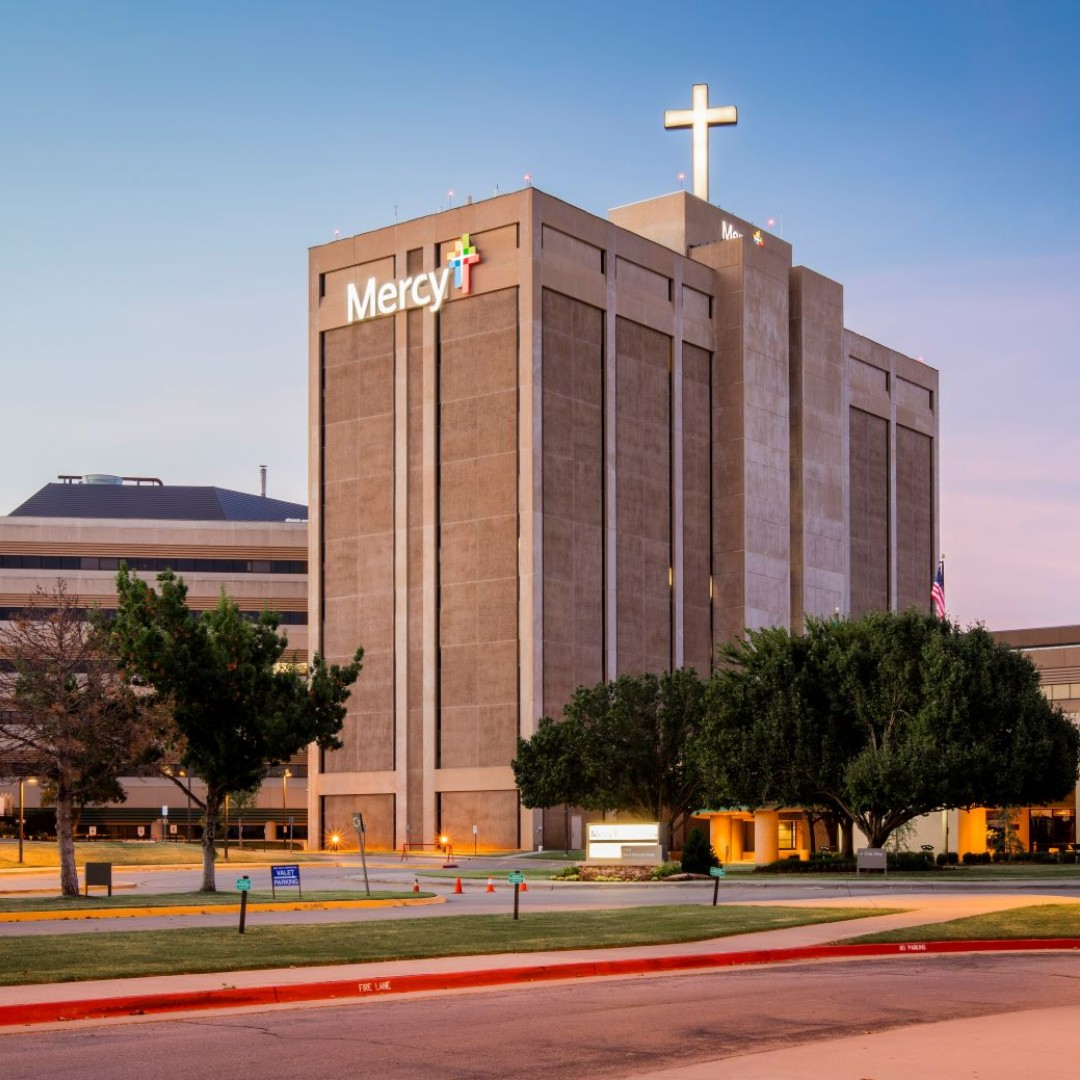 Our OKC campus looks a little different today. The rotating cross at the top of the Tower building was damaged by severe winds in a recent storm. The cross was removed this week and is now being repaired. We can’t wait until it's back, shining a light in our community again.