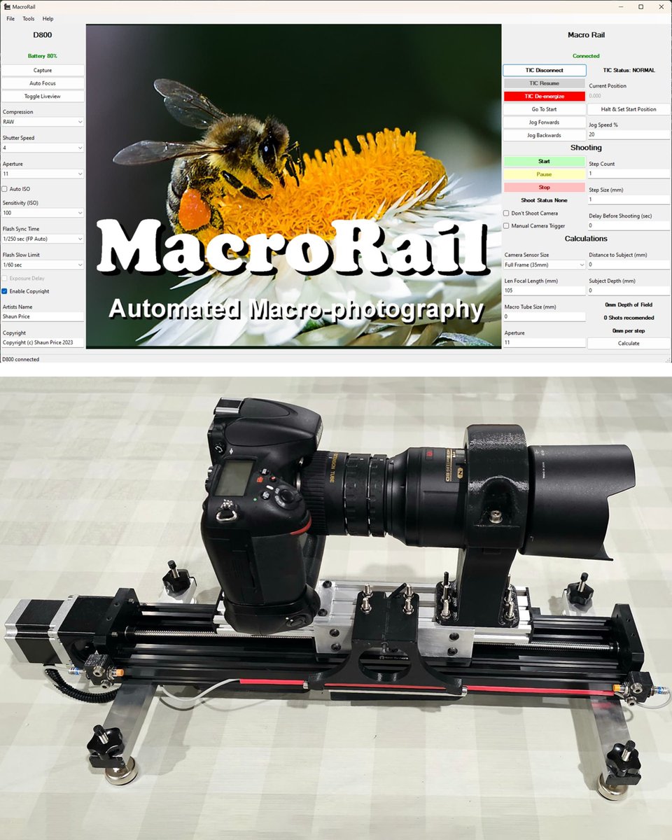 CoreElecAU's tweet image. Over on the #CoreElectronics #forums Shaun shared their open-source software to automate the capture of focus-stacked #macro photographs. With support for #Nikon cameras it triggers the photos at designated distances to create a single deep-focus image. coreelec.io/qn