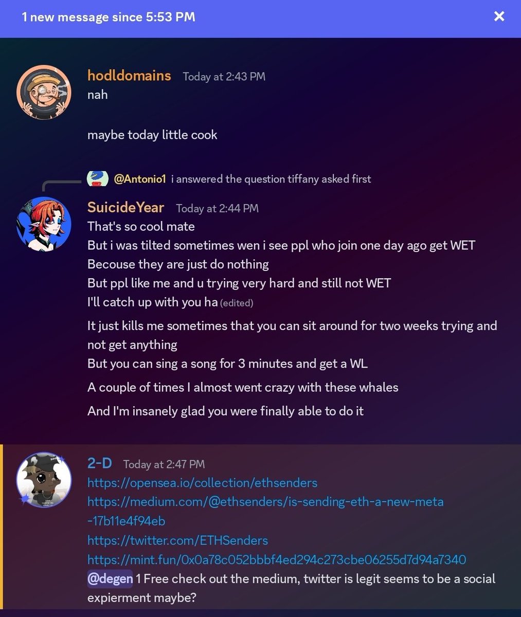 We were here early anon, were you?
The Sunday Fam does not miss when it comes to early hits. Engage and we'll be picking some new members today! Stay Sunny 🌞