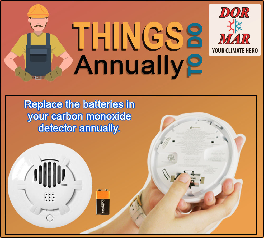 Don't wait on dead batteries before replacing them! It could save your life.