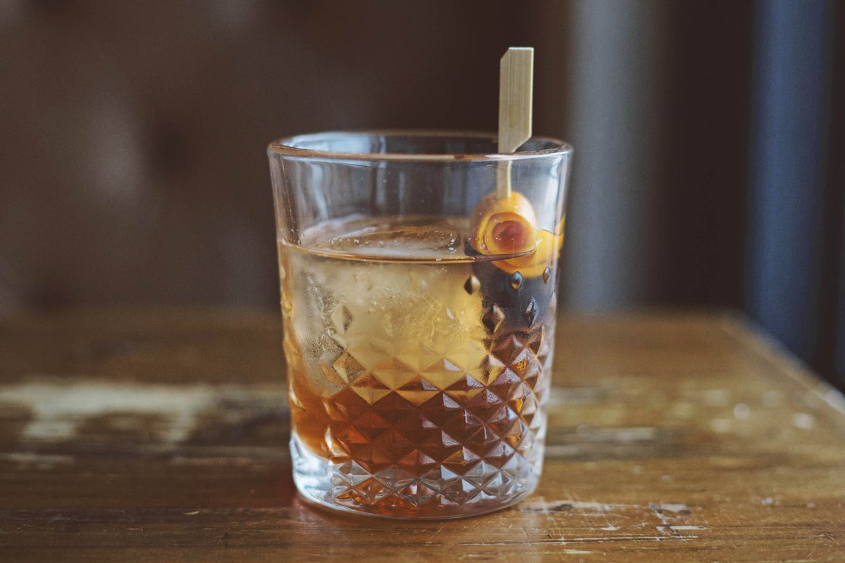 Basil Hayden Old Fashioned now, responsibilities later 😄 Come join us for a round tonight!