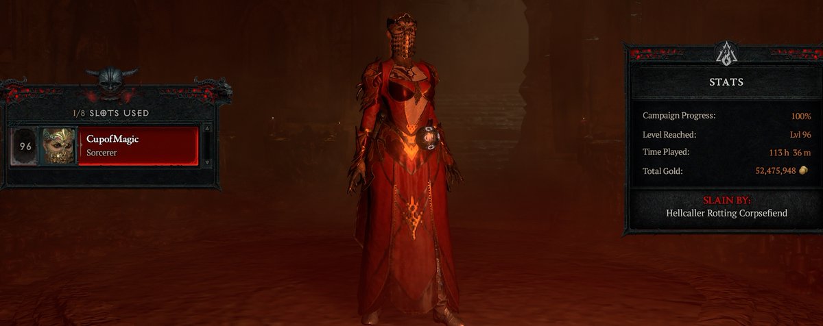 Was a good run sadly died to a disconnect #DiabloDeaths