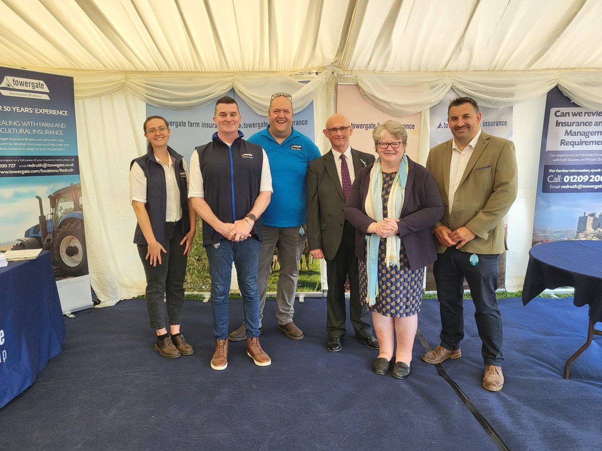 georgewdunn's tweet photo. Good to have @DefraGovUK SoS @theresecoffey answering questions for @tenantfarmers at @RoyalCornwall https://t.co/nwUrwk1cMr
