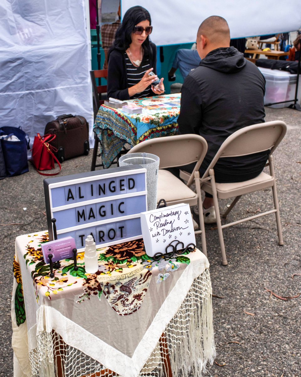 alignedmagic's tweet photo. Fancy a #tarot reading? 🪬✨ I’ll be offering donation-based readings this Sunday 6/11 at #thepatchworkshow by #dearhandmadelife in #SanPedro! 🌞🎴 @CRAFTEDportla 112 E 22nd Street, San Pedro, CA, 11am-5pm🌴 FREE TO ATTEND! #alignedmagic #oracle #tarotreading #tarotreader #energy https://t.co/0GyoruJQtt