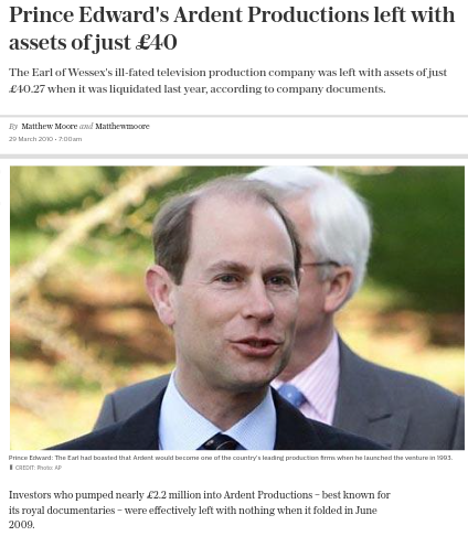 nomoremonarchs's tweet photo. Put not your trust in princes
"Commercial sensitivity & awareness go out of the window. People are dazzled.. The glaring error that people make in extending credit..is to assume that someone in the Royal Family will never default."
#Fiddletons #paragonmyth #NotMyDuke #NotMyDebt https://t.co/SuGm9vQJZ6