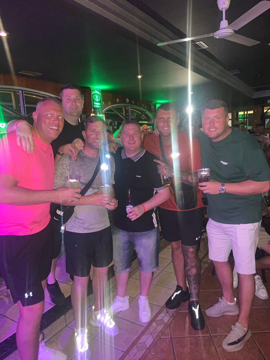 Last night in santa 🍀 we are the neilston csc..... we dont get our kicks from Eldorado