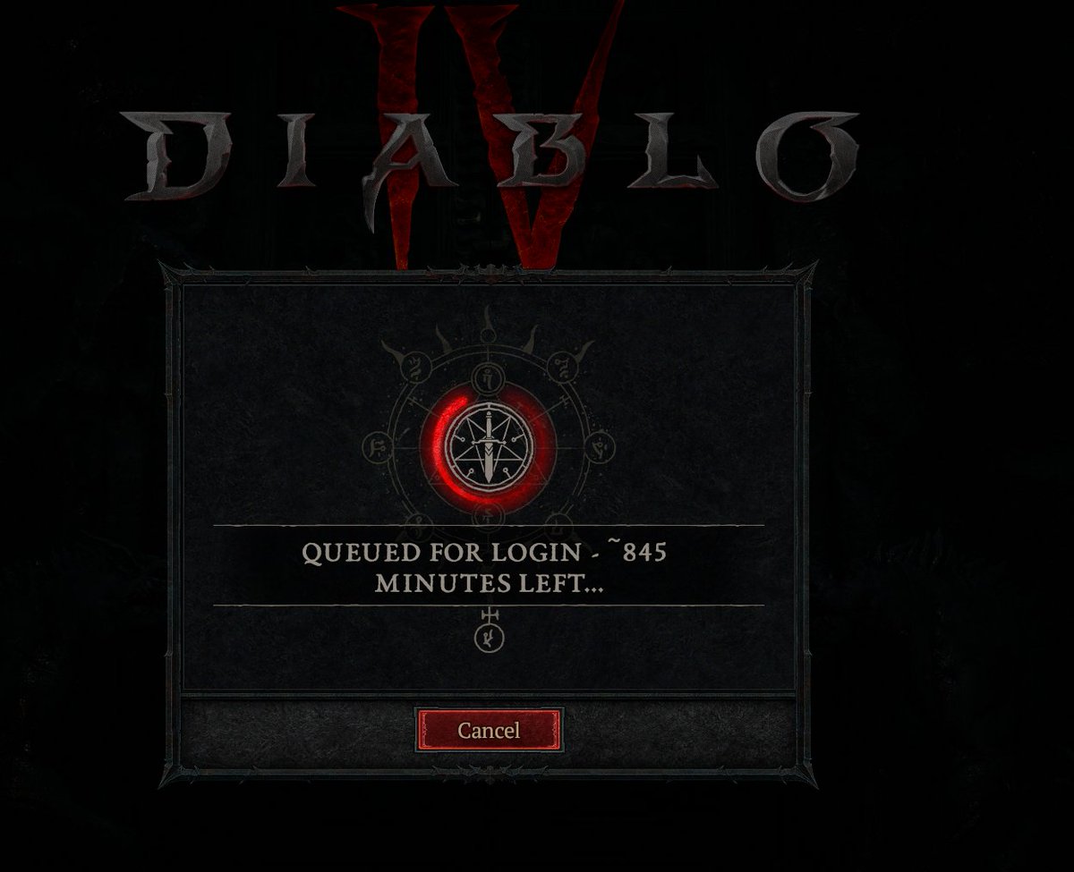 That's a bit excessive...
#longqueue #Serverissues #DiabloIV @Blizzard_Ent #waiting