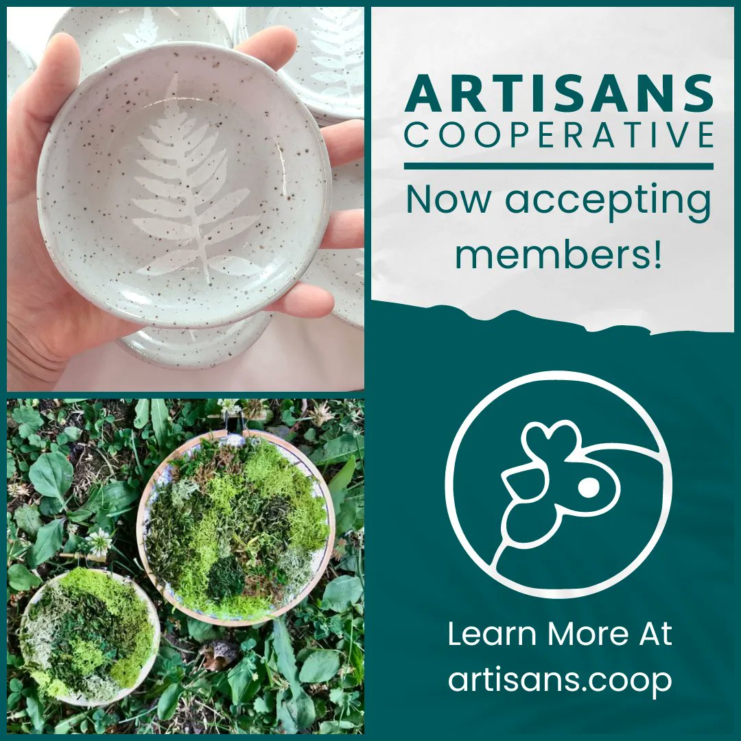 Have you joined the Coop yet? We’re looking for 25-100 artisans and supporters who want to take back control from Big Tech marketplaces and join us today as early members of the co-op. Learn more at artisans.coop/membership

#Cooperatives #EtsyStrike #HandmadeSellers #ShopHandmade