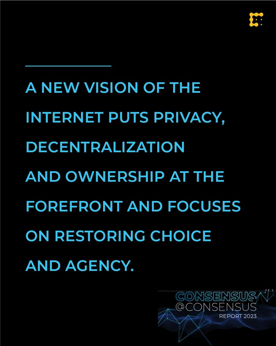 CoinDesk's tweet image. Creating a self-sovereign identity in the metaverse is important, though questions about privacy and regulatory compliance remain, according to a small group discussion at #Consensus2023.

More from the #ConsensusAtC23 report, presented by @Hedera: coindesk.com/consensus-maga…