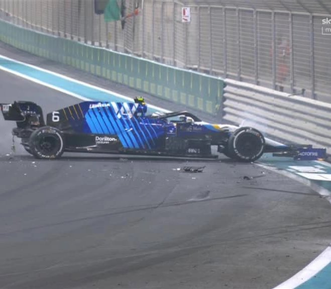 _140445's tweet photo. say what you want about nicholas latifi but he BROUGHTT the entertainment. in our darkest hours and dullest moments, he SERVED those red flags, he CRASHED on those formation laps. his contribution to the sport will never be forgotten and i feel his a absence now more than ever https://t.co/1QmOkXQDeA