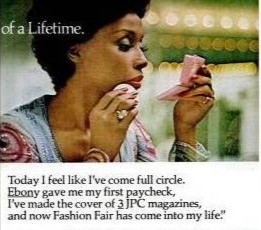 A Fashion Fair legend, Ms. Diahann Carroll, graced our ads in the 1970s holding that Iconic pink compact. When we saw these ads, we knew that we too could own our beauty and our power.