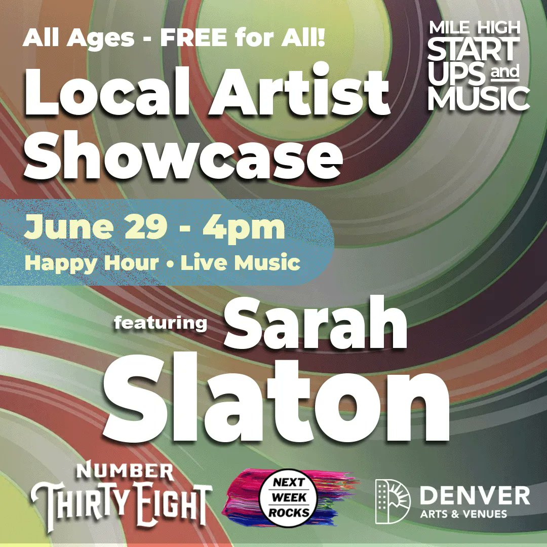 How do you find great local music? I always say find a Sarah and you'll be on your way. Come see <a href="/iamsarahslaton/">Sarah Slaton</a> at the classically awesome Number 38 on June 29 and you'll see what i mean. startupsandmusic.com