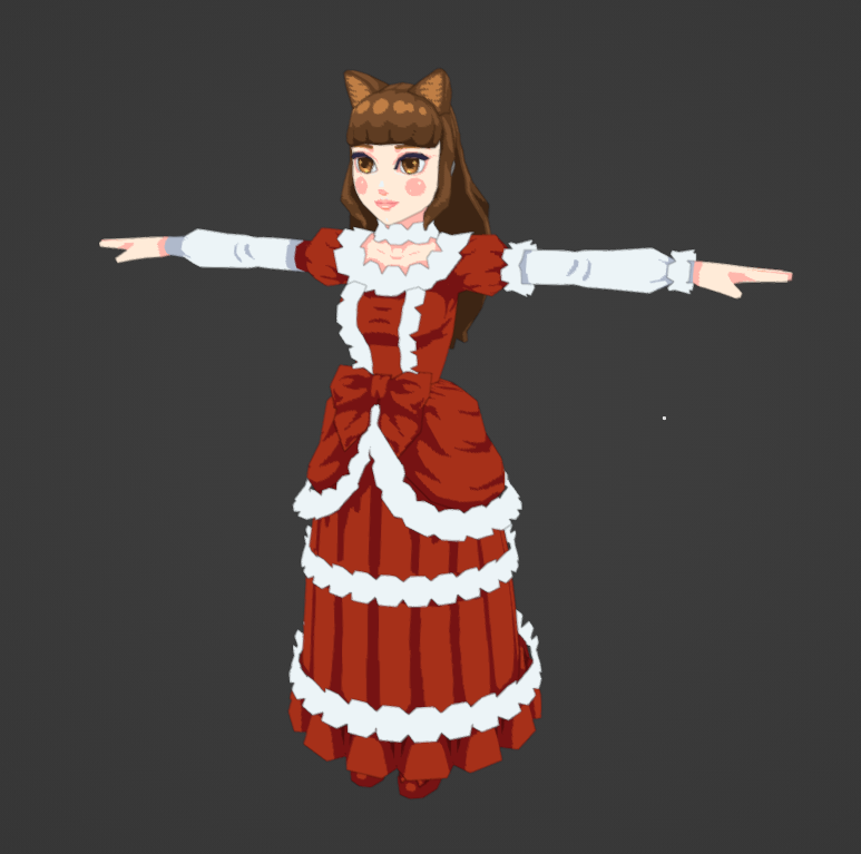 sadcats2007's tweet photo. WIP : this character makes fumos https://t.co/GaCA45Mahx