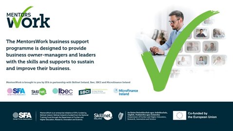If you are a business owner in Ireland, &amp; interested in mentoring there's a wonderful opportunity with #MentorsWork 
A fully funded 12 week business support programme created specifically for SME businesses! 
When applying say we sent you or DM for code!

 mentorswork.ie