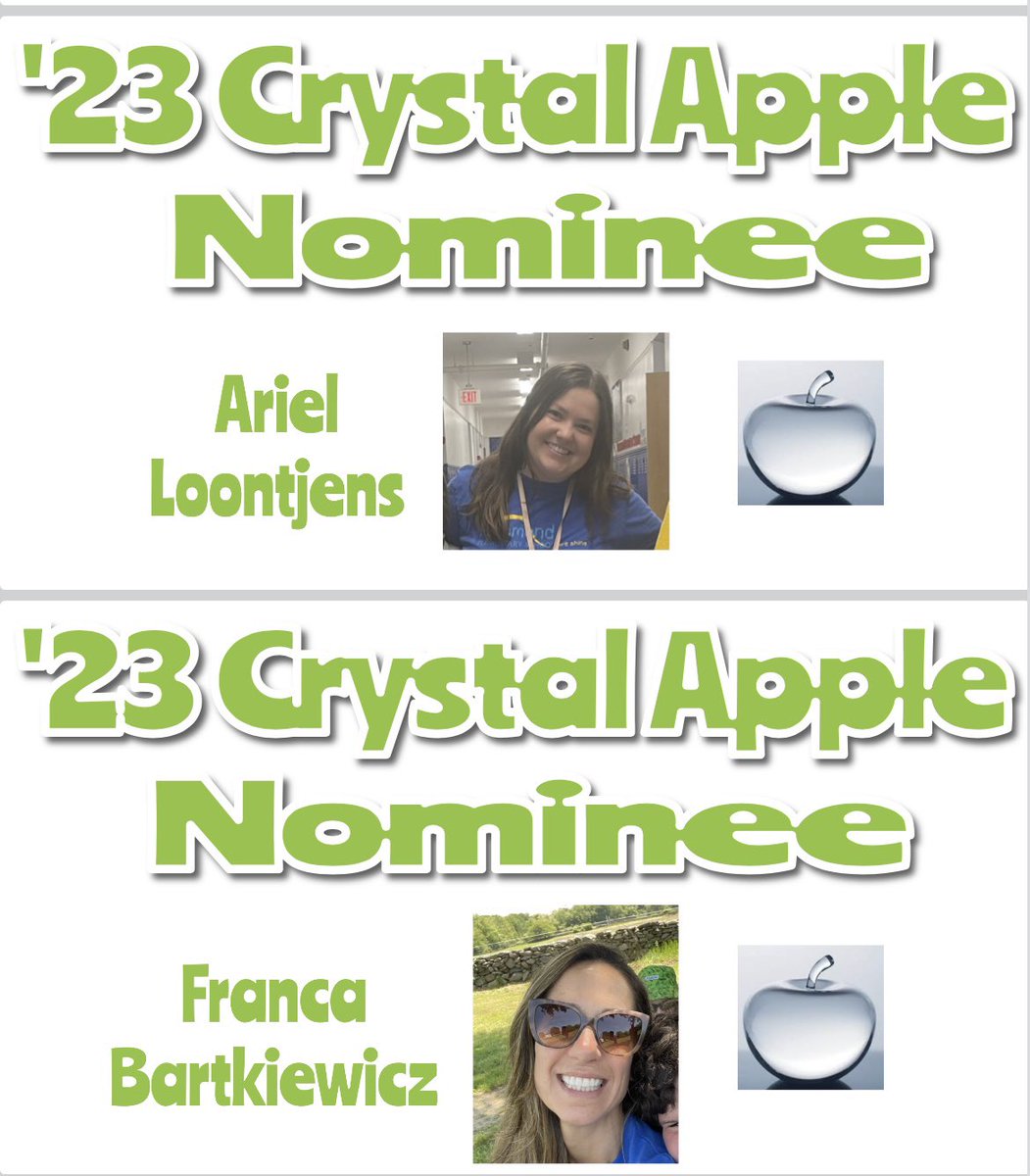 These teachers make all of us SHINE! Congratulations Danielle Teoli!