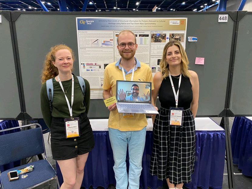 Danielvllj's tweet photo. Lastly, I'd like to thank my awesome colleagues and friends who made my poster presentation possible despite my illness, and thank everyone for their patience from the hybrid format. Here's hoping to see everyone in Anaheim for ASMS 2024 https://t.co/Oiz4BOVWPE