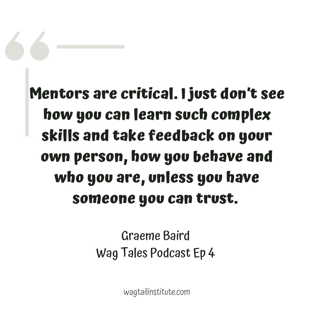 Do you have a mentor? 

I had the privilege of recording a podcast with mine this week. He shared how his own mentors shaped his career and he now knows he did the same for me. 

Mentors are critical for your early career in trauma-informed practice.

Episode coming….