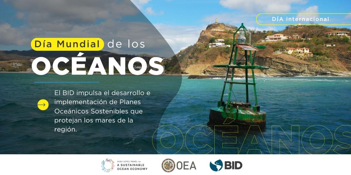 el_BID's tweet photo. Nos hemos sumado a la coalición voluntaria Ocean Action 2030 para impulsar el desarrollo e implementación de Planes Oceánicos Sostenibles que protejan los #Océanos de #AméricaLatina y el #Caribe. 🌊🐠 ¡Conoce más! https://t.co/LAHc3L0D4M #DíaMundialdelosOcéanos https://t.co/3cq7jeDpWn