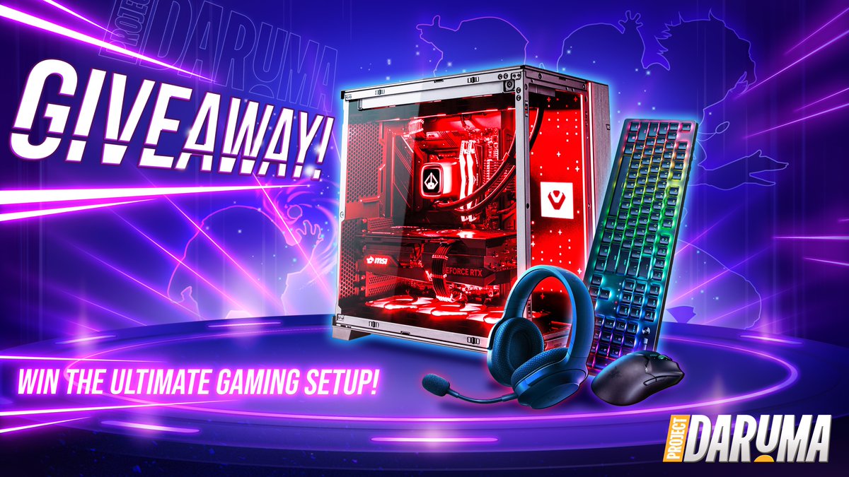 projectdaruma's tweet image. 🚨#GIVEAWAY ALERT!🚨

We want to give YOU, one of our followers, a new gaming PC setup🎁

IN ORDER TO WIN YOU MUST:
(1) Tag 3 friends
(2) LIKE this post
(3) Follow the instructions in the link below! 🔽

tinyurl.com/v62fd79a

#ProjectDaruma #Contest #PDGiveaway #TwitterGaming