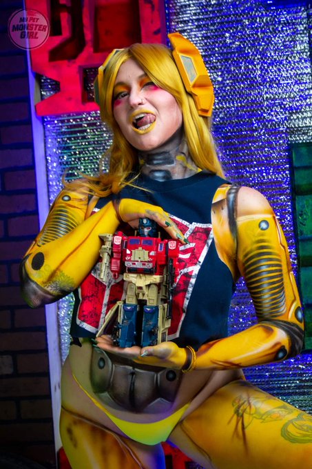 This week on MPMG!  Autobots transform and roll out! https://t.co/bkGEOJabPt<a href="/tag/bodypaint"class="tags"><span>#bodypaint</span></a><a href="/tag/monstergirl"class="tags"><span>#monstergirl</span></a>