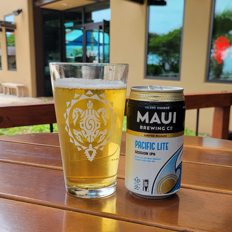 Hop heads will love our latest limited release!  
Pacific Lite Session IPA’s 4.2% ABV affords high refreshment from American and New Zealand hops. Available on draft and in 6pks to-go at #MBCKihei. Coming soon to all MBC locations, our grocery partners &amp; our on-premise partners.
