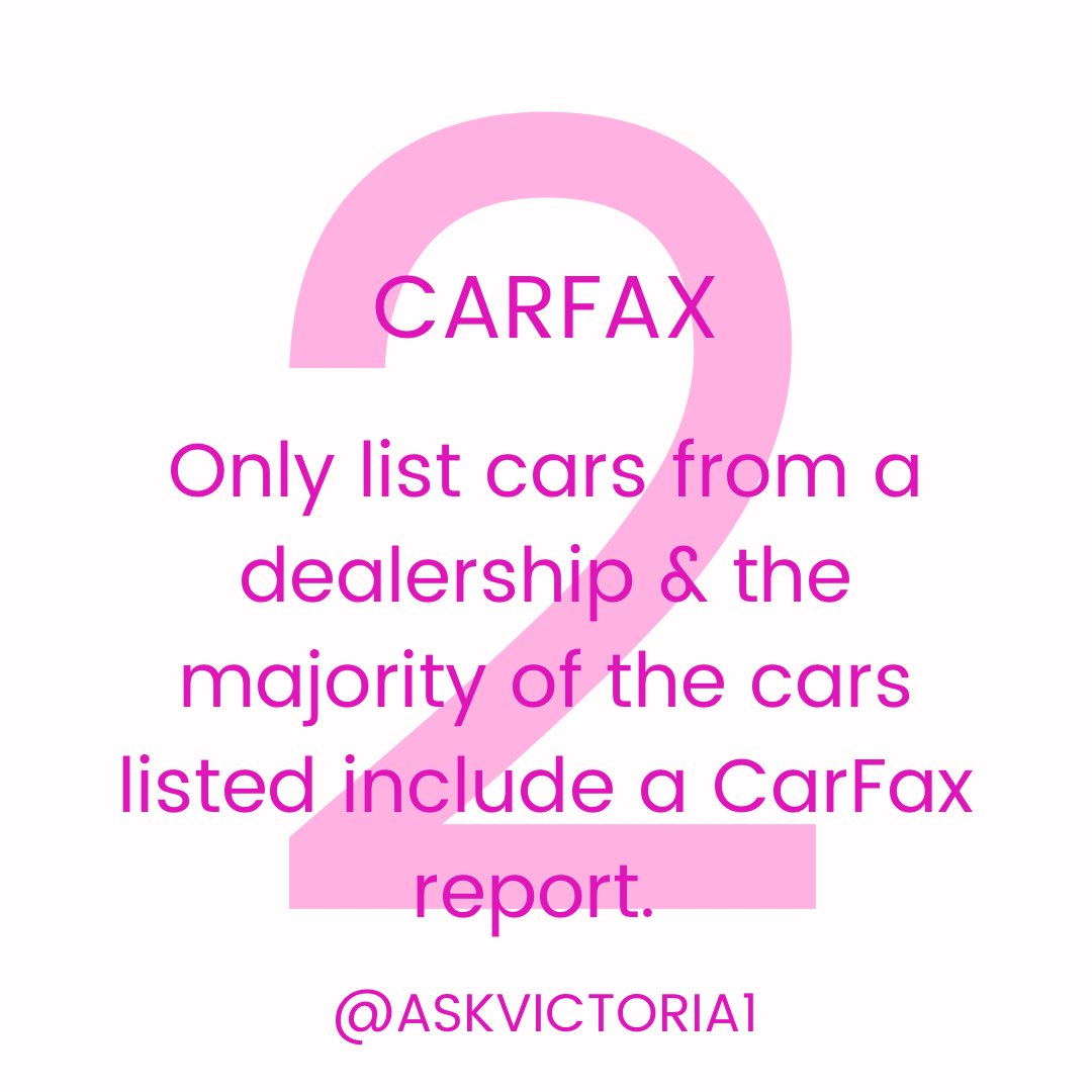 AskVictoria1's tweet photo. https://t.co/2dgZJSPXub - provides several search filters and allows you to narrow it down to specifically what you want

Edmunds - offers a comparison tool, in-house vehicle reviews, shows consumers incentives and rebates

TrueCar - offers reviews &amp; provides a “best of” list https://t.co/Ed0bcDnW9S