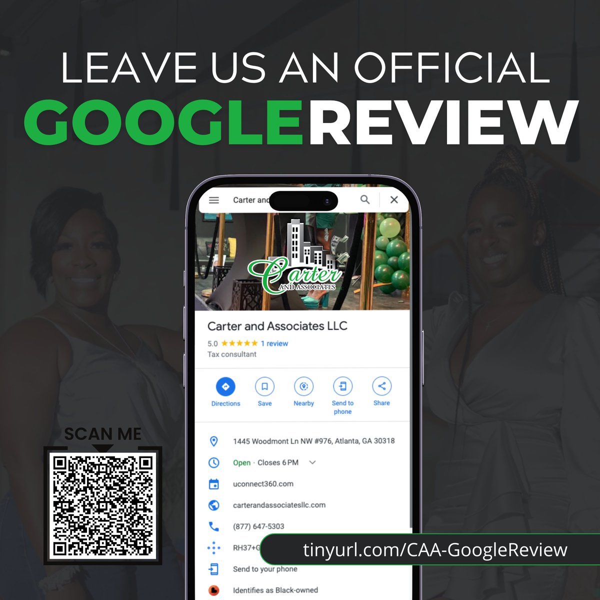 By scanning the QR code and leaving a review right away, you can share your Carter and Associates LLC experience!

#TeamCarter #Carterandassociatesllc #CustomerExperience #ProductQuality #ServiceExcellence #SatisfiedCustomer #HappyCustomer #HighlyRecommended