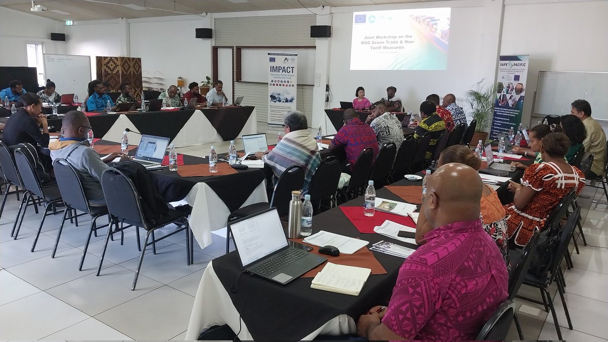 Presentation on EPAs to the National Trade Facilitation Steering Committee for Vanuatu this morning. #ThankYouLordJesus