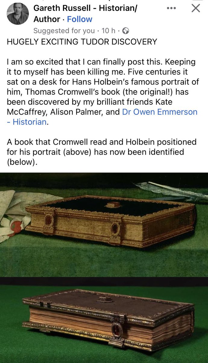 😱😍
This makes the historian me swoon! 🤤
To see that in person! To touch it!!!!!!!
#history #TheTudors #RoyalHistory