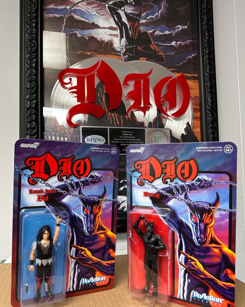 Well these look incredible!  The Ronnie James Dio + Murray ReAction Figures by Super7! Shop at TheDioStore.com 🤘🏼