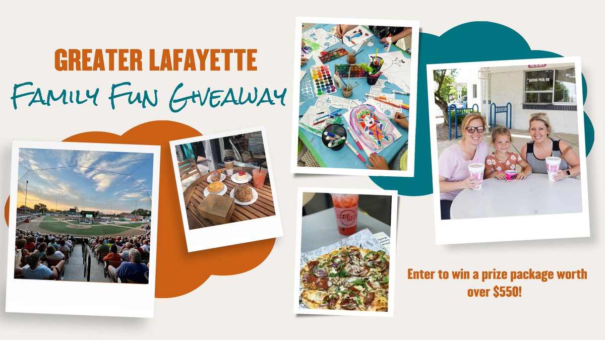 VisitHomeOfPurdue (@homeofpurdue) on Twitter photo Greater Lafayette Family Fun Giveaway! Enter today: homeofpurdue.com/blog/post/grea…
#homeofpurdue #greaterlafayetteind #purdue #visitindiana <a href="/VisitIndiana/">Visit Indiana</a> Greater Lafayette Family Fun Giveaway! Enter today: homeofpurdue.com/blog/post/grea…
#homeofpurdue #greaterlafayetteind #purdue #visitindiana <a href="/VisitIndiana/">Visit Indiana</a>