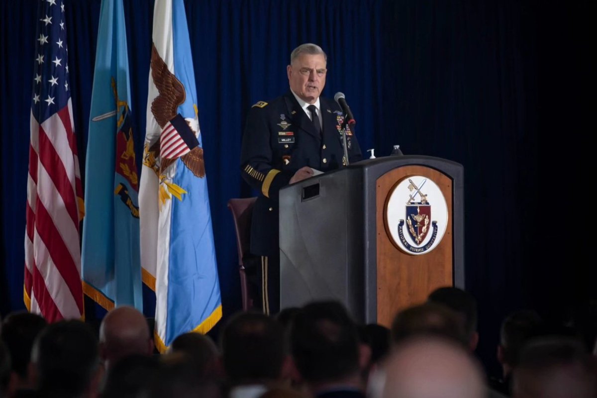 National War College Graduation Welcome remarks by Lieutenant General Michael T. Plehn, USAF National War College Commandant Brigadier General Jeffrey H. Hurlbert, USAF Graduation address by General Mark A. Milley, Chairman of the Joint Chiefs of Staff #NWC #classof2023