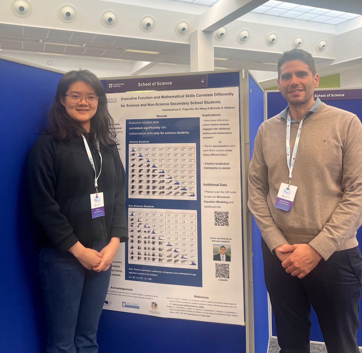 kontsig's tweet image. Amazing conference, awesome presentations! Thank you #MCLS2023 for the great organisation and @WolfsonCam and @CamEdFac for all the support
#Mathematics #learningmaths #executivefunctions