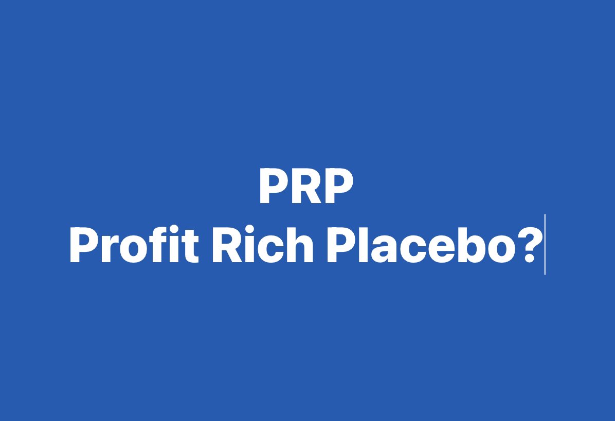 OK I’ll tackle the elephant in the room.

Today it was announced that UK physiotherapists can no longer offer PRP injections.

I’m obviously ignorant because why were they offering a placebo therapy that requires taking someones blood, spinning it, & re injecting a portion?