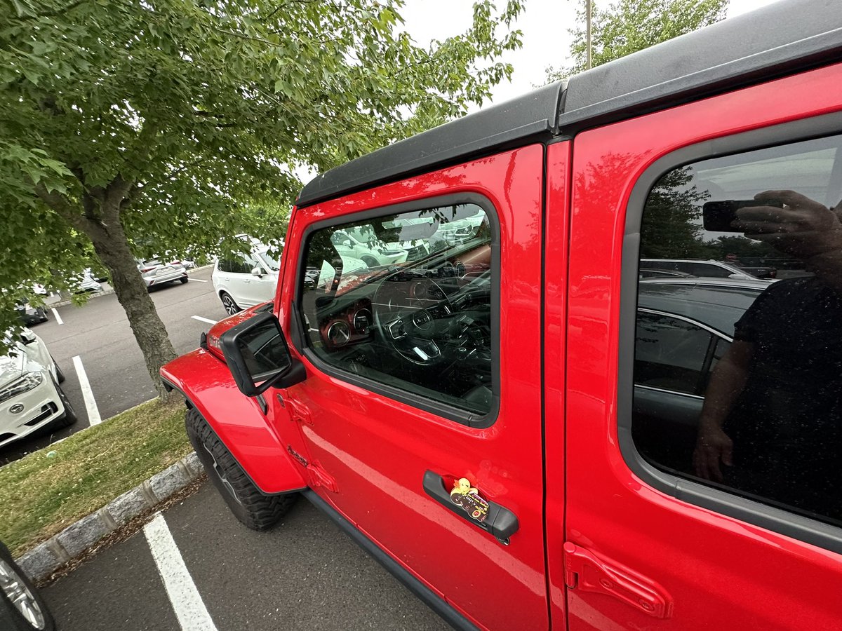 I’ve had this Jeep since December and this is my first duck! Love it! #duckduckjeep