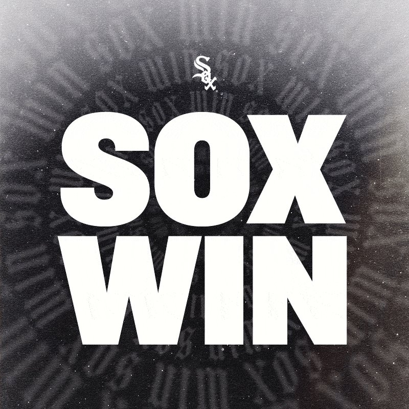 #WHITESOX WIN We just went to .444 & took the #3 spot baby! We're coming for the division! WATCH!!