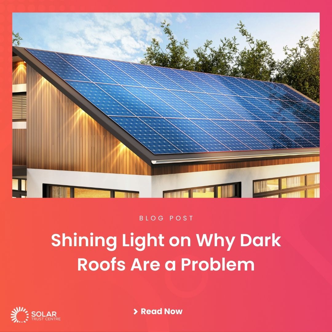 solartrustcentr's tweet photo. Dark roofs are a real problem, but also one where effective solutions can be pursued. Let’s detail now the issue dark roofs present, and what remedies are available. https://t.co/RHazra22O7 

#SolarTrustCentre #STC #SolarSolutions https://t.co/LqlE5WLnWf