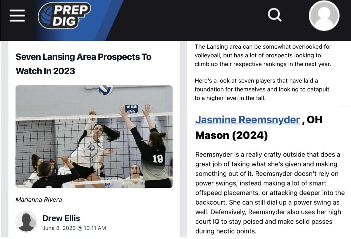 JReemsnyder20's tweet photo. Thank you @PrepDigMI! I'm honored to be chosen as one of the Top 7 Prospects from the Lansing area! Can't wait for senior year! 🐾❤ https://t.co/k5iOgw12jw