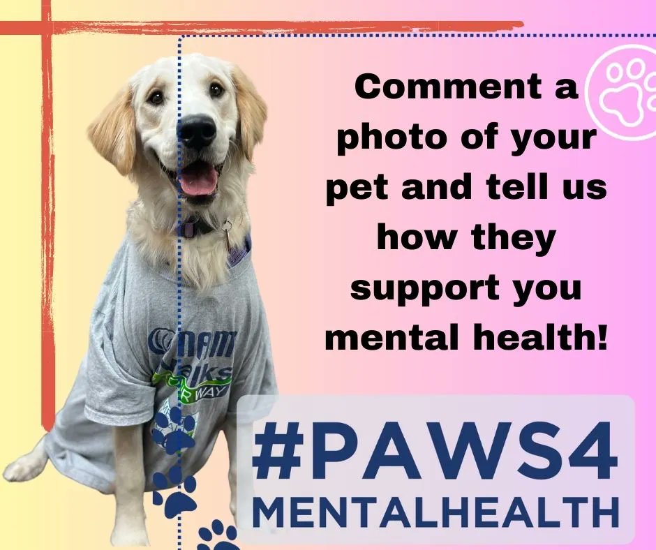 namiwci's tweet photo. Kevin wants to see your pets! #paws4mentalhealth #namiwci #stigmafree https://t.co/kPeCOH4BHQ