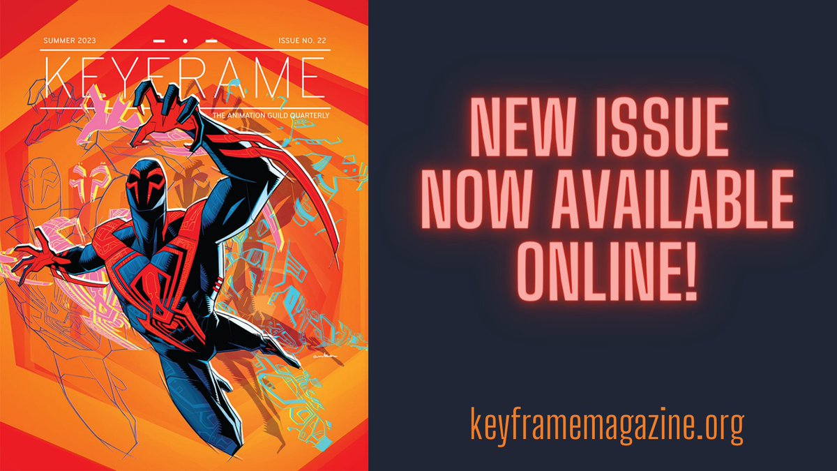 animationguild's tweet photo. Hot off the press! The summer issue of #KeyframeMagazine features articles about the art of character design, how to get a book deal & more. Big thanks to @kristaferanka for this gorgeous cover illustration! Check it out at https://t.co/FSHjLn1sn5. #WePowerAnimation #WeAre839 https://t.co/ULtU7DjqhR