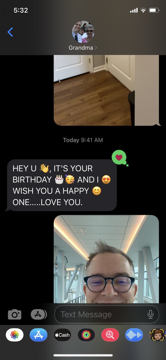 BrandonCarlis14's tweet photo. The best bday gift is finding out your grandma is spot on with her emojis 😂 https://t.co/D1s7xnM7ik