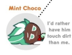 DAMN MINT CHOCO WHAT DID HERB DO TO YOU 😭