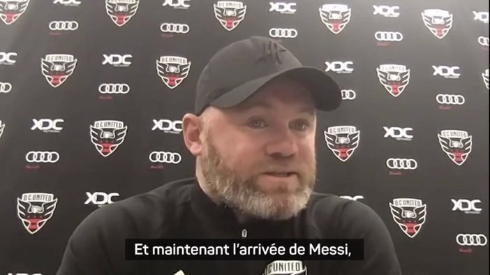 Joshua__Ubeku's tweet photo. Wayne Rooney: “It's good to see Messi here, the best player of all time. He recently won the World Cup and almost single-handedly achieved it. He’s going to have a big impact on Miami and the MLS. It's a great signing and I'm sure everyone is excited.” https://t.co/xP7a40HVpE