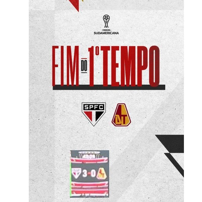 #SPFC

PRA CIMA TRICOLOR

O São Paulo faz um grande primeiro tempo contra o Tolima, no Morumbi, pela Copa Sulamaerica.
Com gols de Calleri, Luciano e Caio o São Paulo abre 3 a 0.

youtube.com/watch?v=85HhsU…