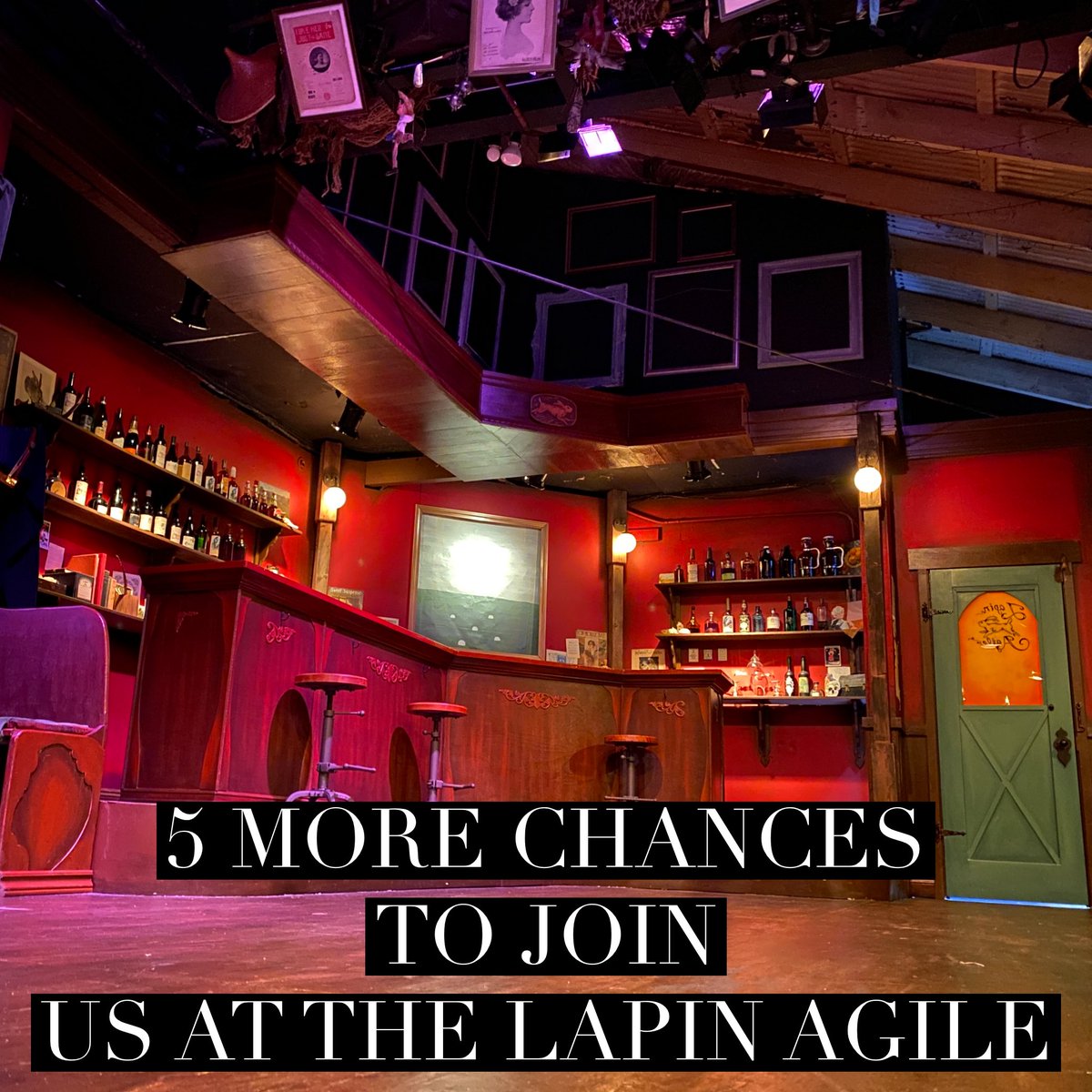 ruskingroupthtr's tweet photo. Only a handful of seats left for this weekend’s shows, and only 5 shows left to join us for “Picasso at the Lapin Agile.” Use the link below to purchase your tickets. 

https://t.co/qNDD9Cj12q https://t.co/5BcS3uFccN