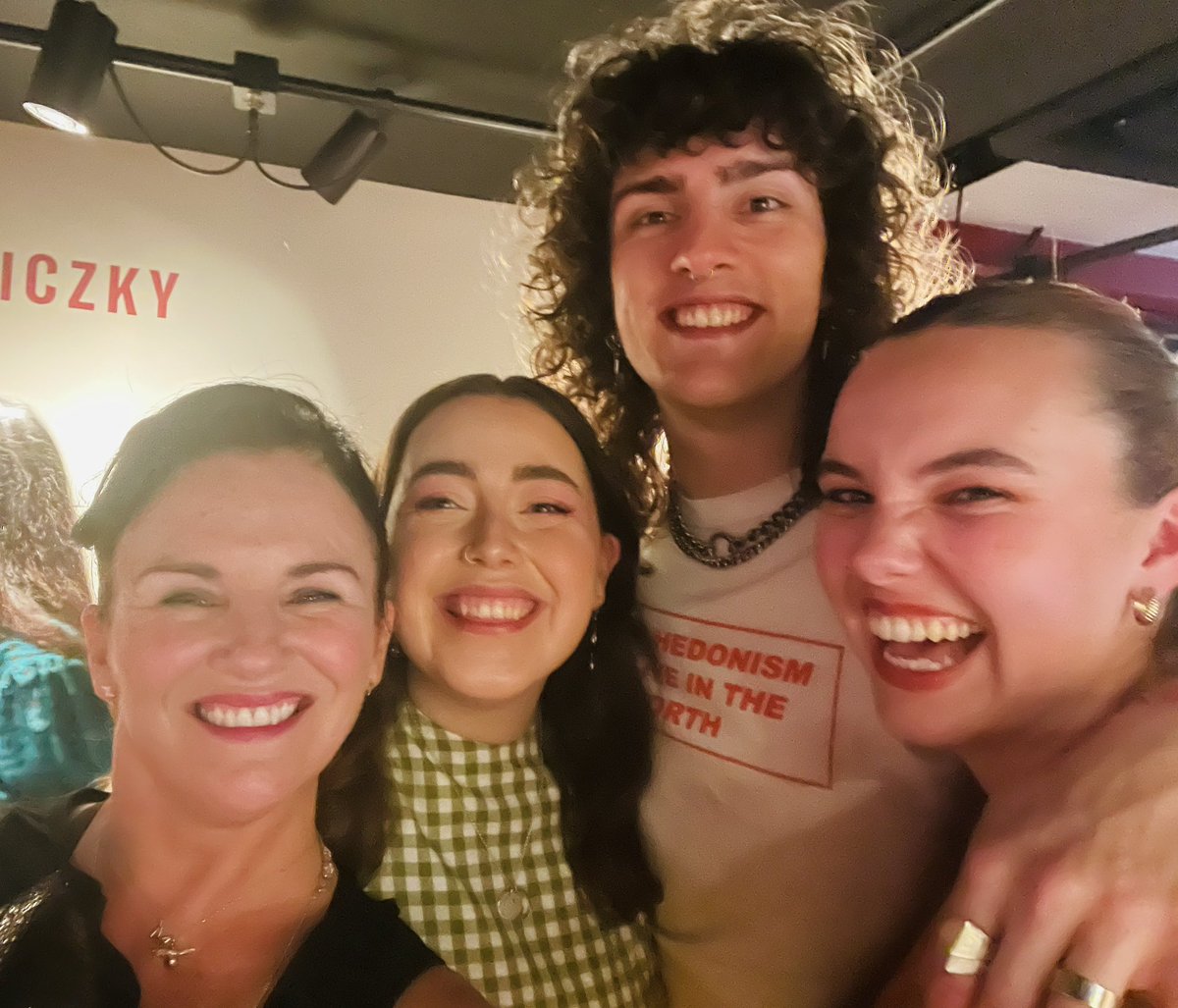 What a night!! #PressNight #EsAndFlo 🌈 <a href="/KilnTheatre/">Kiln Theatre</a>
