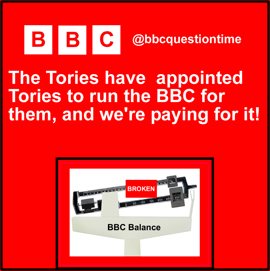 @ChirpyChet Will there be a 'special' programme for Remainers?

So the audience will be predominantly Tory voting and Brexiteers - don't tell me Nigel Farage is on the panel, SURELY even the BBC wouldn't do that - would they!'